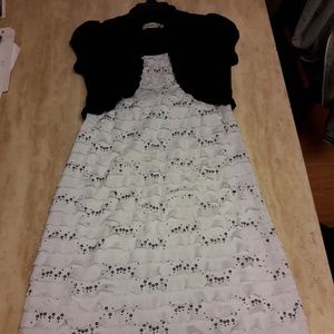 Speechless Girls' Big' Glitter Eyelash Dress